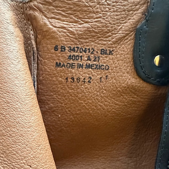 🌸FRYE🌸 Melissa Tall Black Leather Riding Boots size 6 - Picture 10 of 12